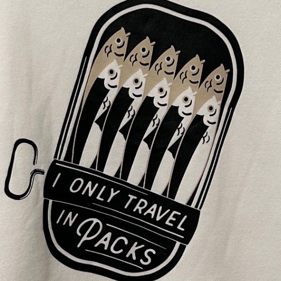 The Cuddle Collab “I Only Travel in Packs” Graphic Sweatshirt – Size L – NWT