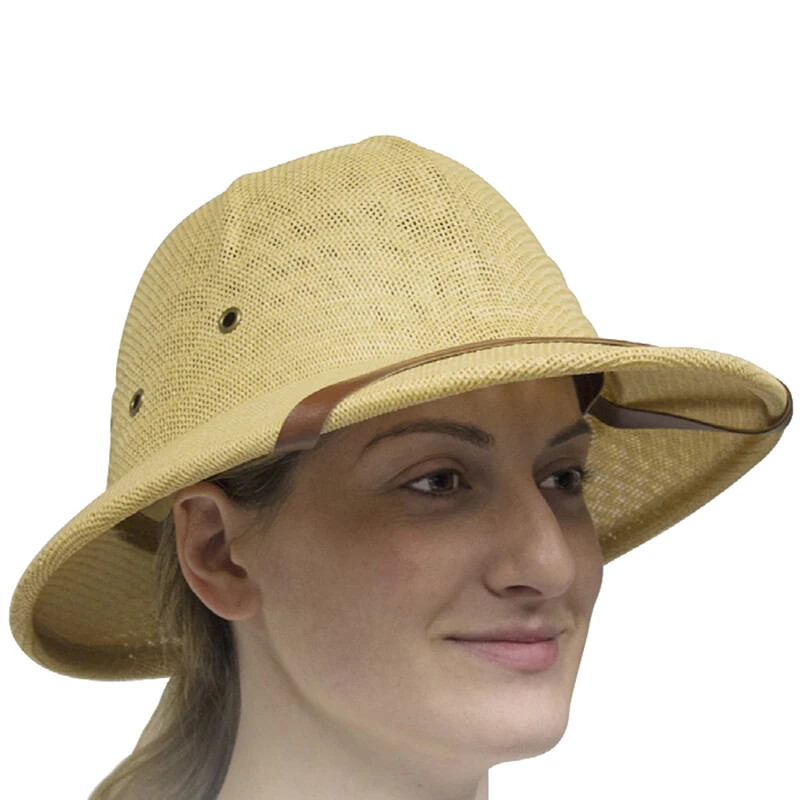 Parent-child Vietnam Toquilla Straw Helmet Pith Sun Hat For Boy Girl War