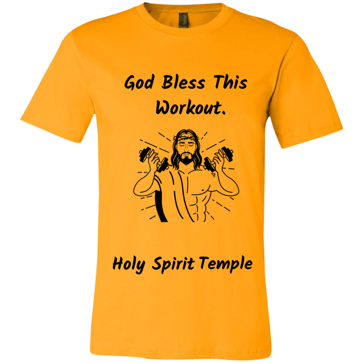Bella & Canvas 3001C T-Shirt “Bless This Workout” 9 Colors/8 sizes