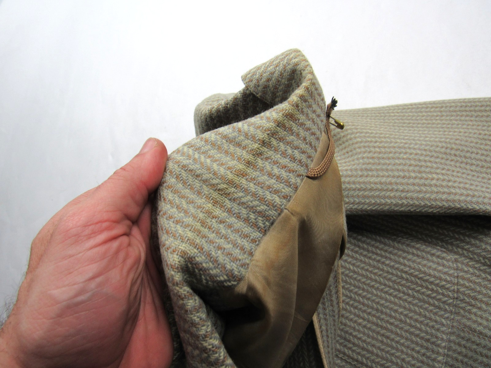 Vtg 1950’s Mavest Patch Pocket Wool Fleck Blazer Sport Coat Jacket Mens 42 R