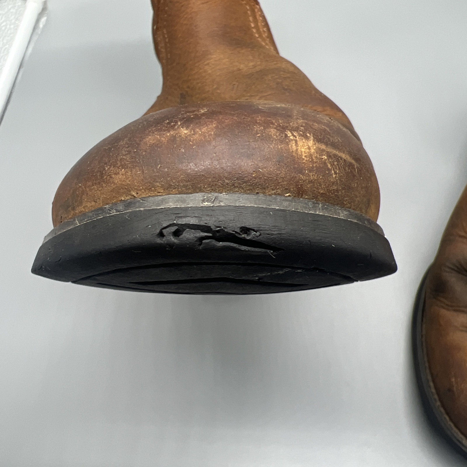 Ariat Heritage Cowboy Boots Western Brown Leather 34725 Mens Size 9.5 EE