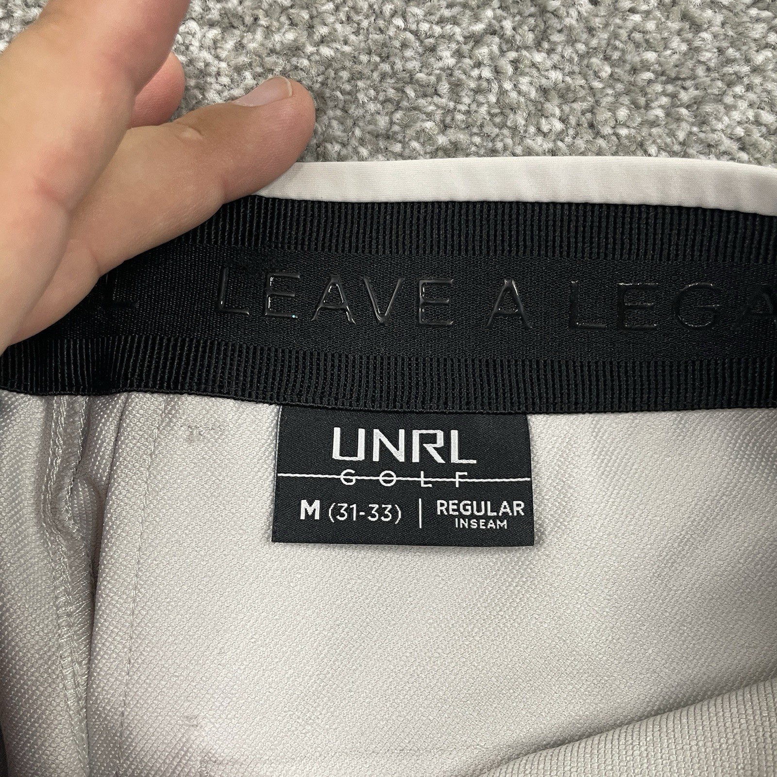 Unrl Golf Pants Mens M (Fit 32×30) Stretch Performance Chino Joggers Reg. Inseam