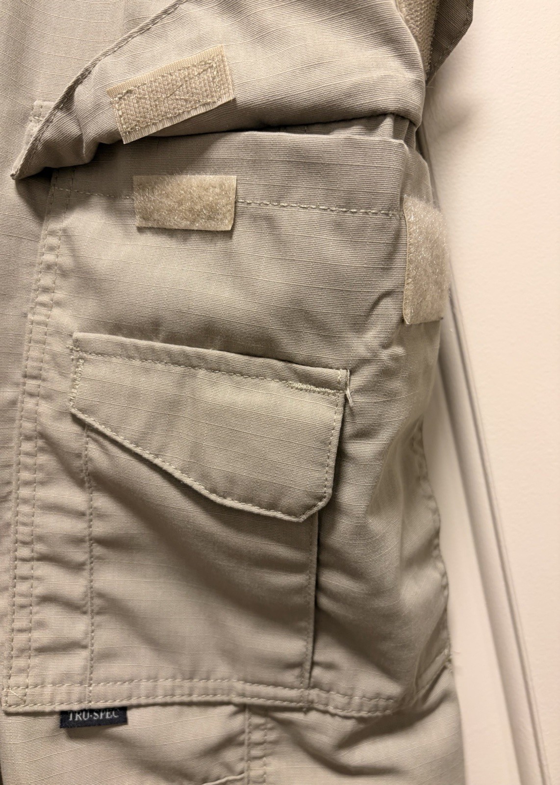 Tru-Spec Tactical Cargo Pants Mens 40×32 Khaki Ripstop Utility Pockets Outdoor
