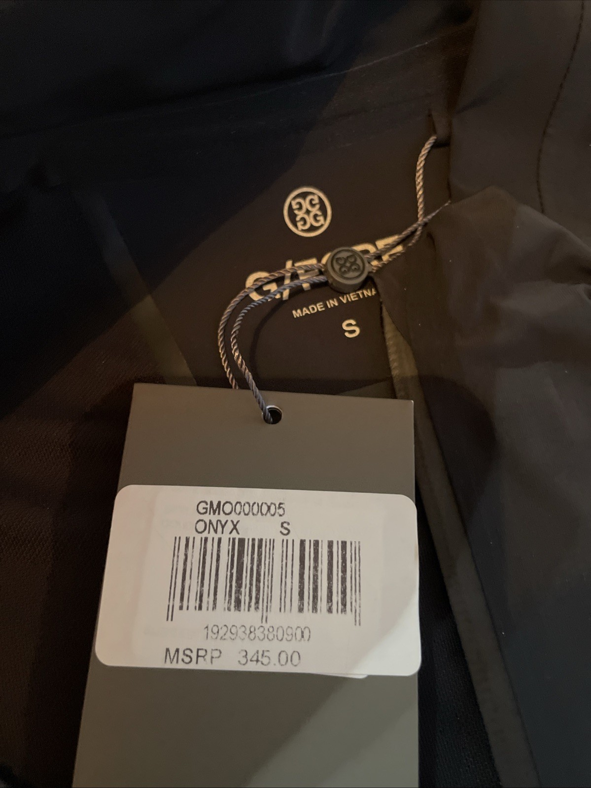 NWT G/FORE MEN’S WEATHER RESISTANT REPELLER Black JACKET SMALL WATERPROOF ($345)