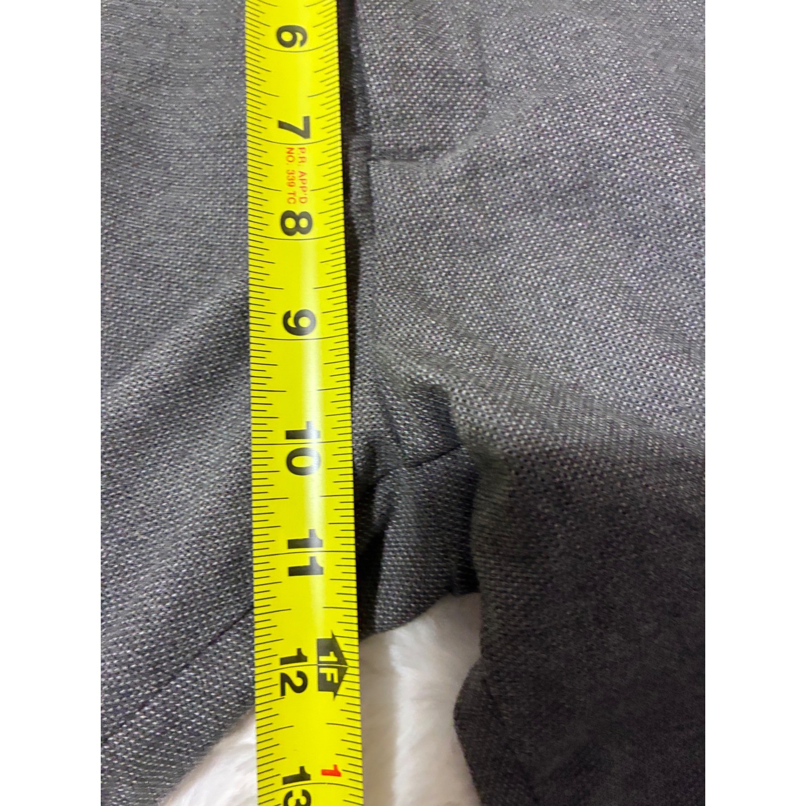 Topman Mens Textured Grey Joggers Tapered Button Fly Pants Size Small 30-32W