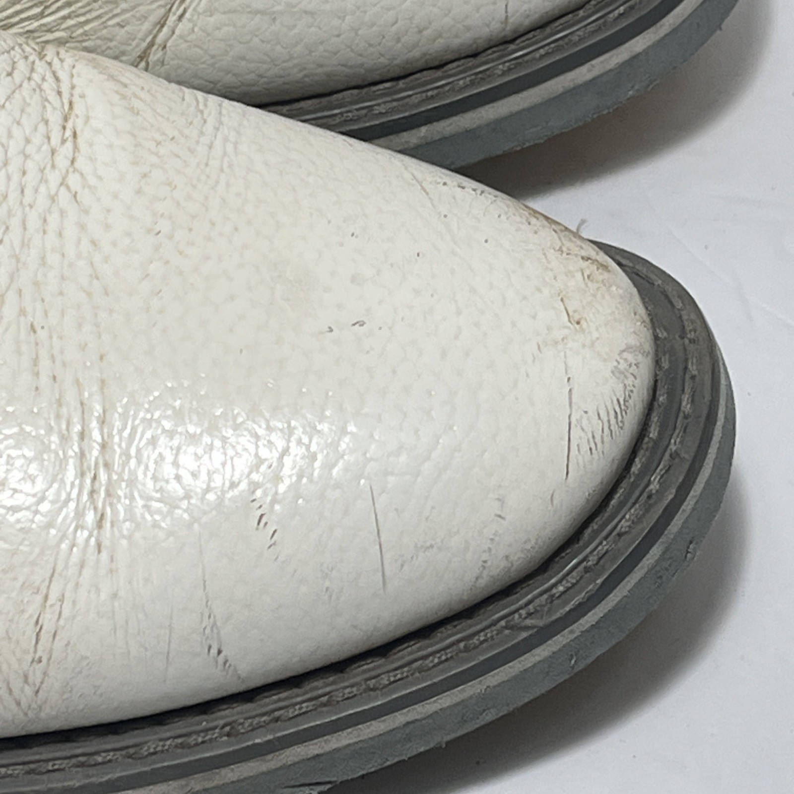G/FORE Pebble Leather Golf Shoes White CGMF000001 Size 12