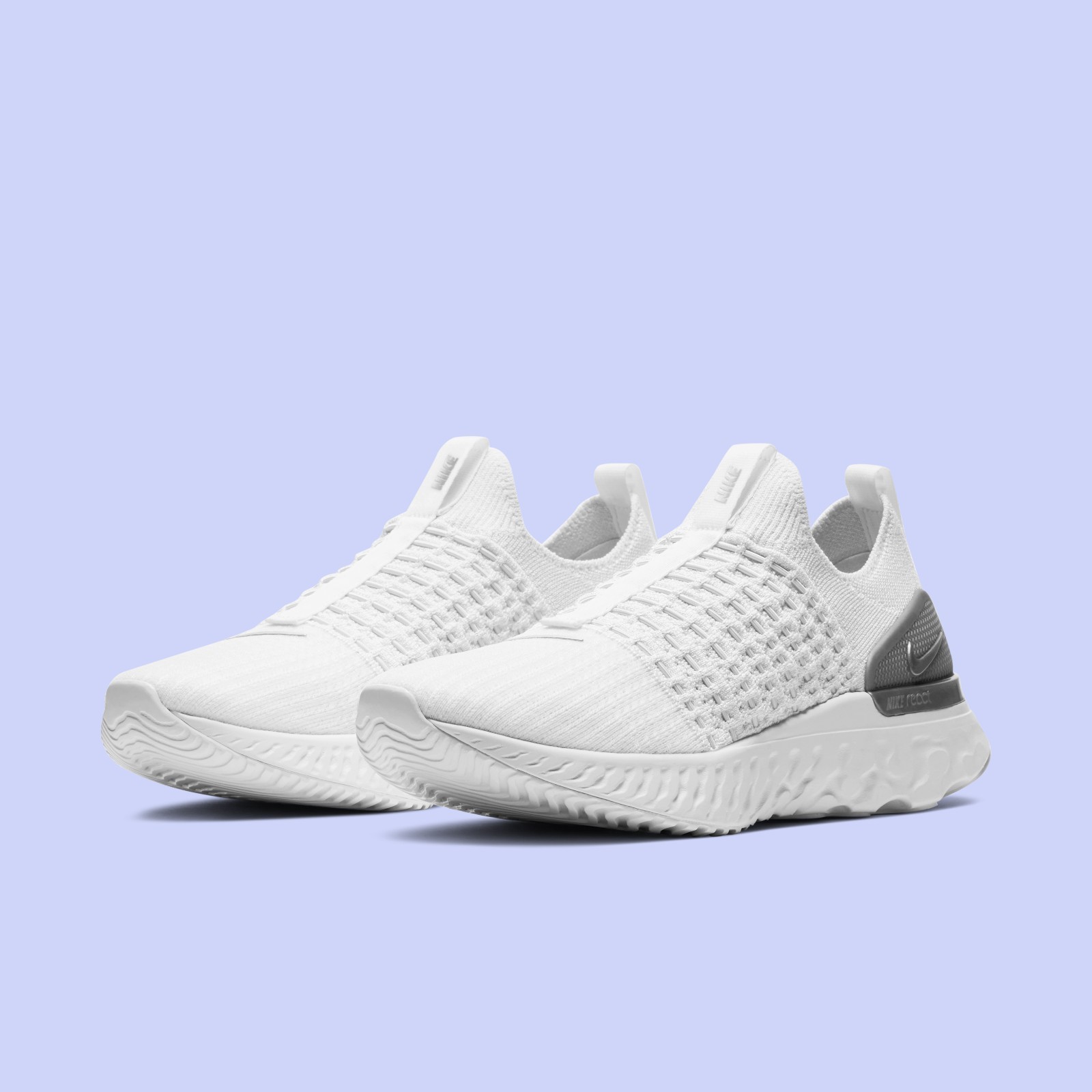 Nike Phantom Run 2 White Pure Platinum CJ0280-100 Women’s Size 5 Shoes #200C
