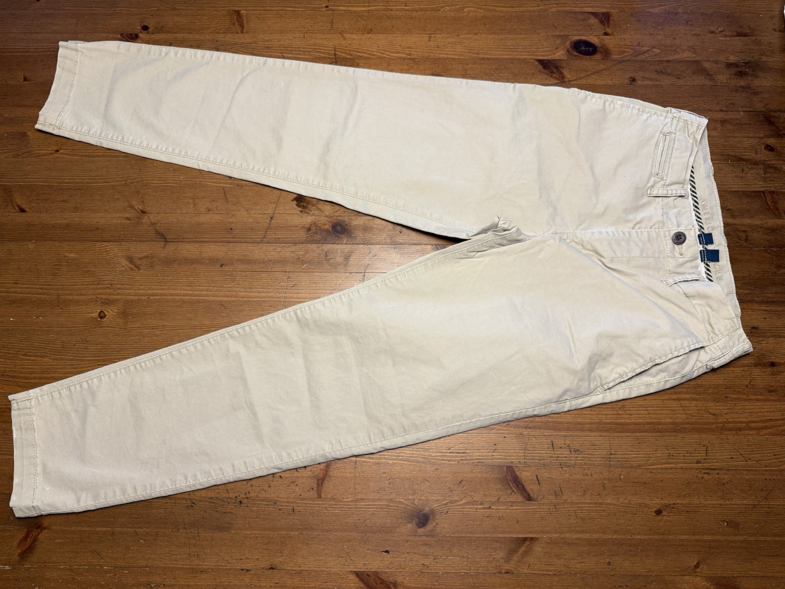 American Eagle Outfitters Flex Slim Lived-In Khaki Pants Men’s 28×30