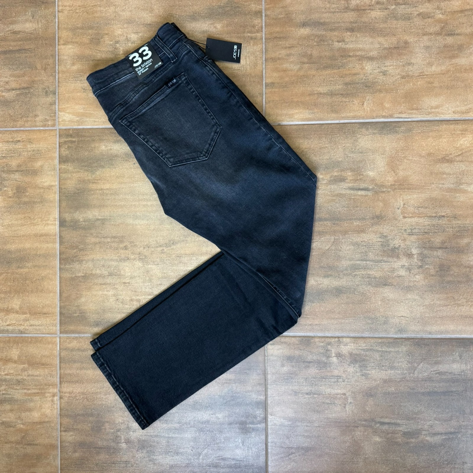 Joe’s Jeans The Brixton Missouri Men’s 33×32 Straight Narrow Black NWT