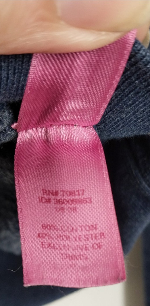 2008 Peace Fleece Victoria’s Secret Pink Sweatshirt Mallcore Blue Women’s Small