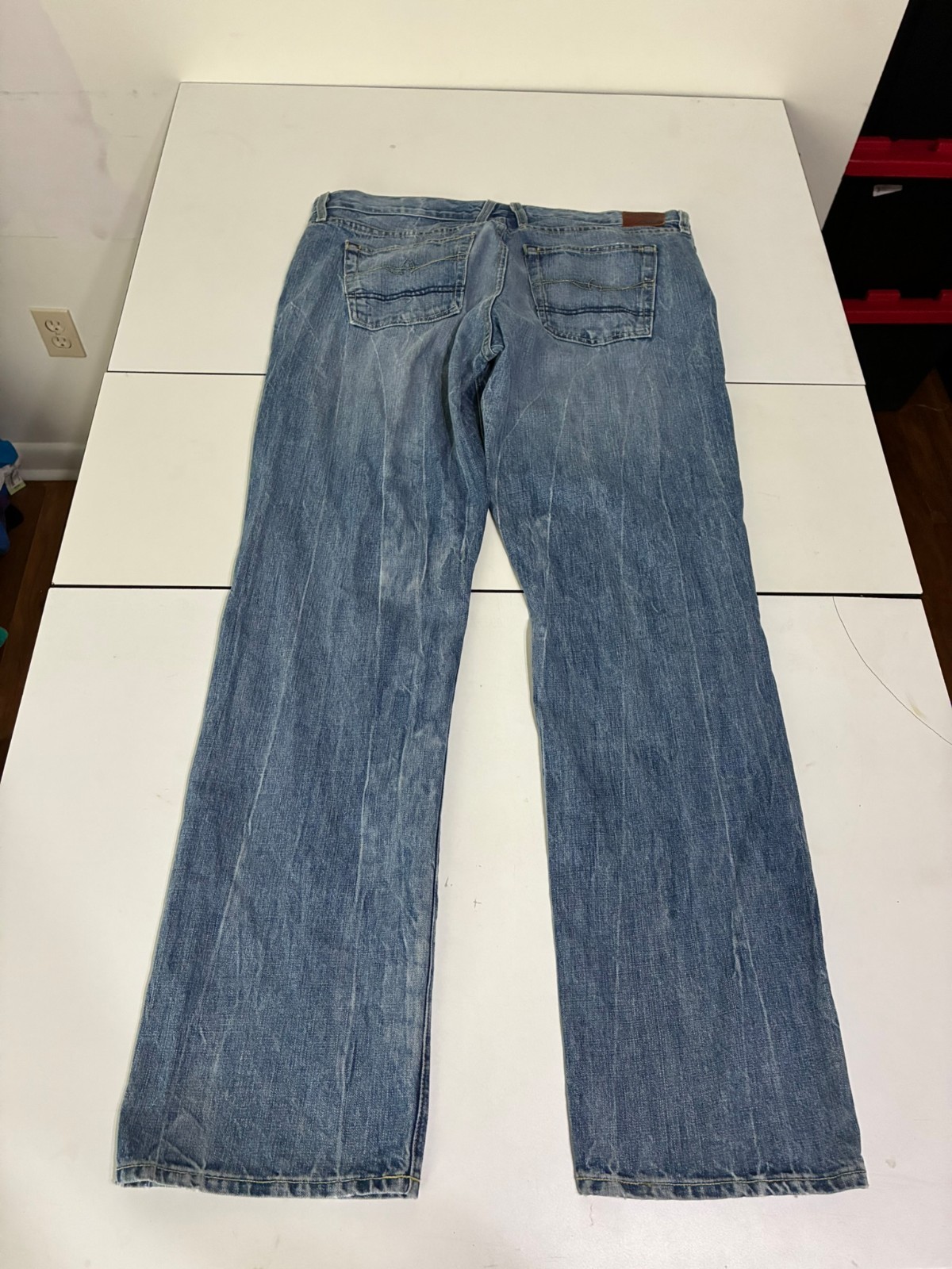 Agave Copper Jeans 40×36 Zuma Vintaged Gringo Whiskered Denim USA Premium 12-188