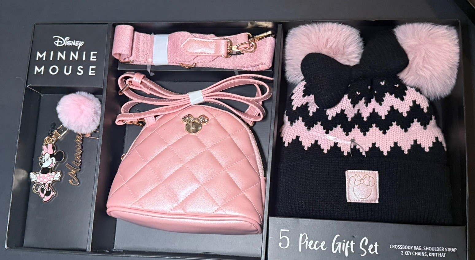 Disney Minnie Mouse 5-Piece Box Gift accessory collection set