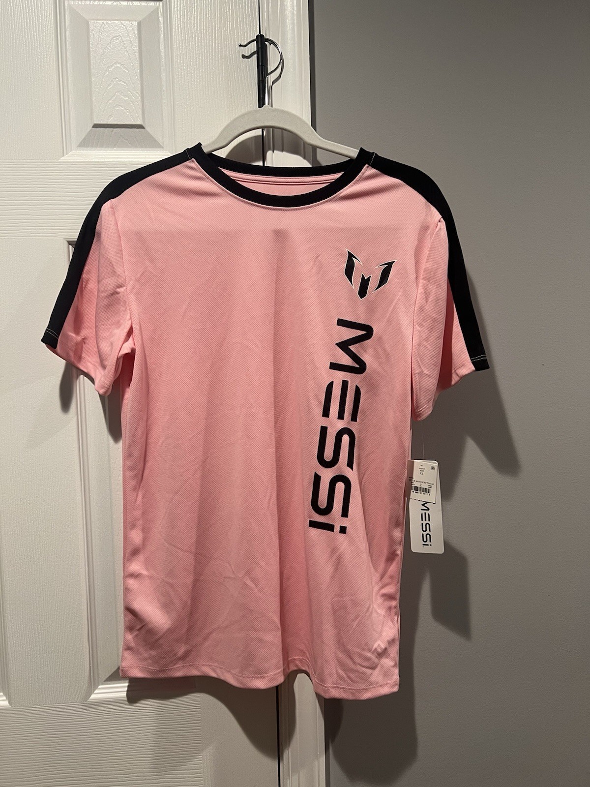 Messi Performance Pink Shirt Pink Youth XL New With Tags