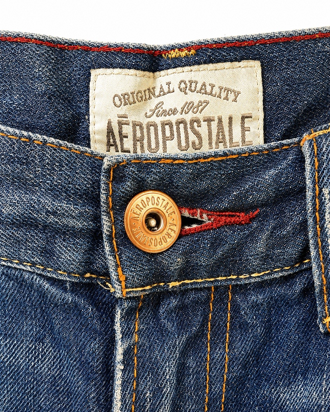 Aeropostale Driggs Mens 28×30 Slim Bootcut Distressed Stretch Jeans