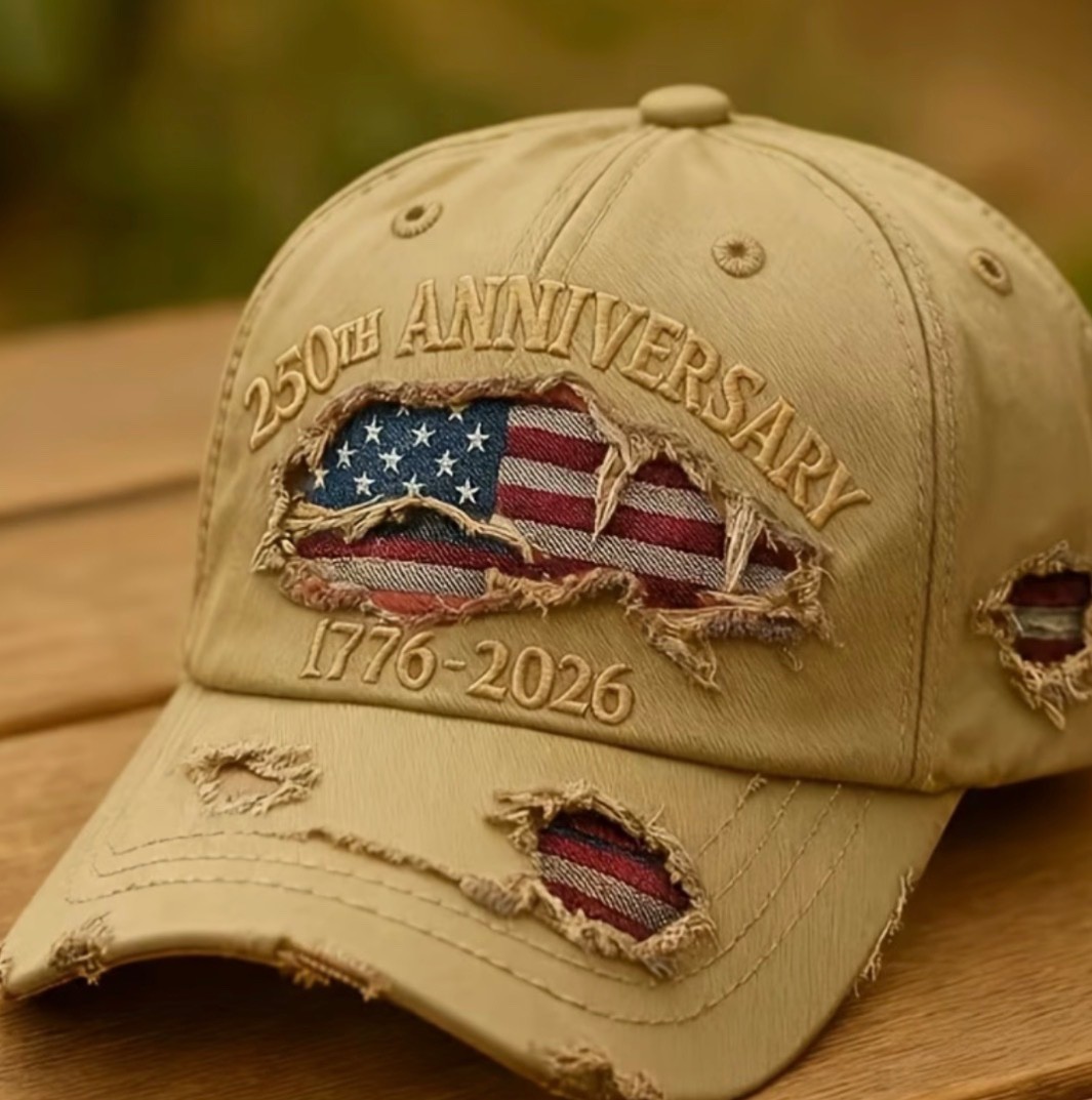 Cap USA 250th Anniversary American Independence Distressed Veteran Owned Hat