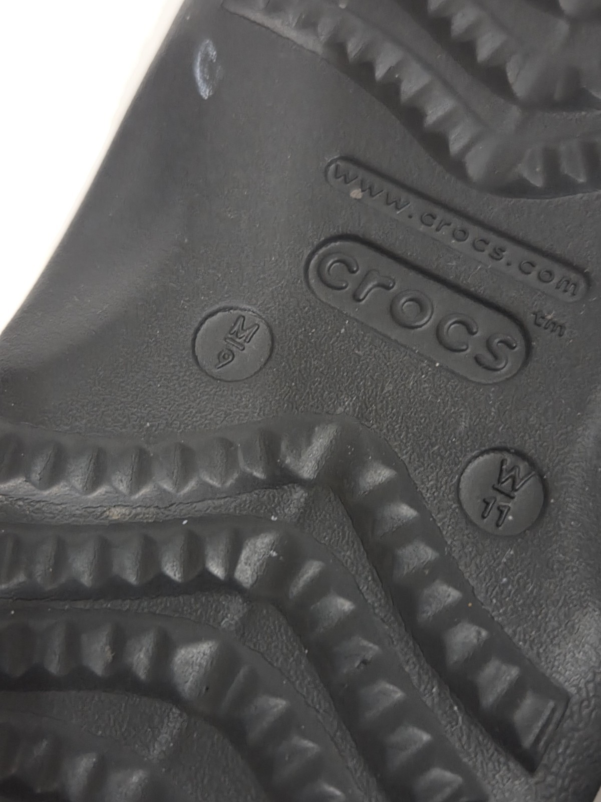 Crocs Baya II Flip Flop Sandals Black Thongs Iconic Comfort Shoes Womens Size 11