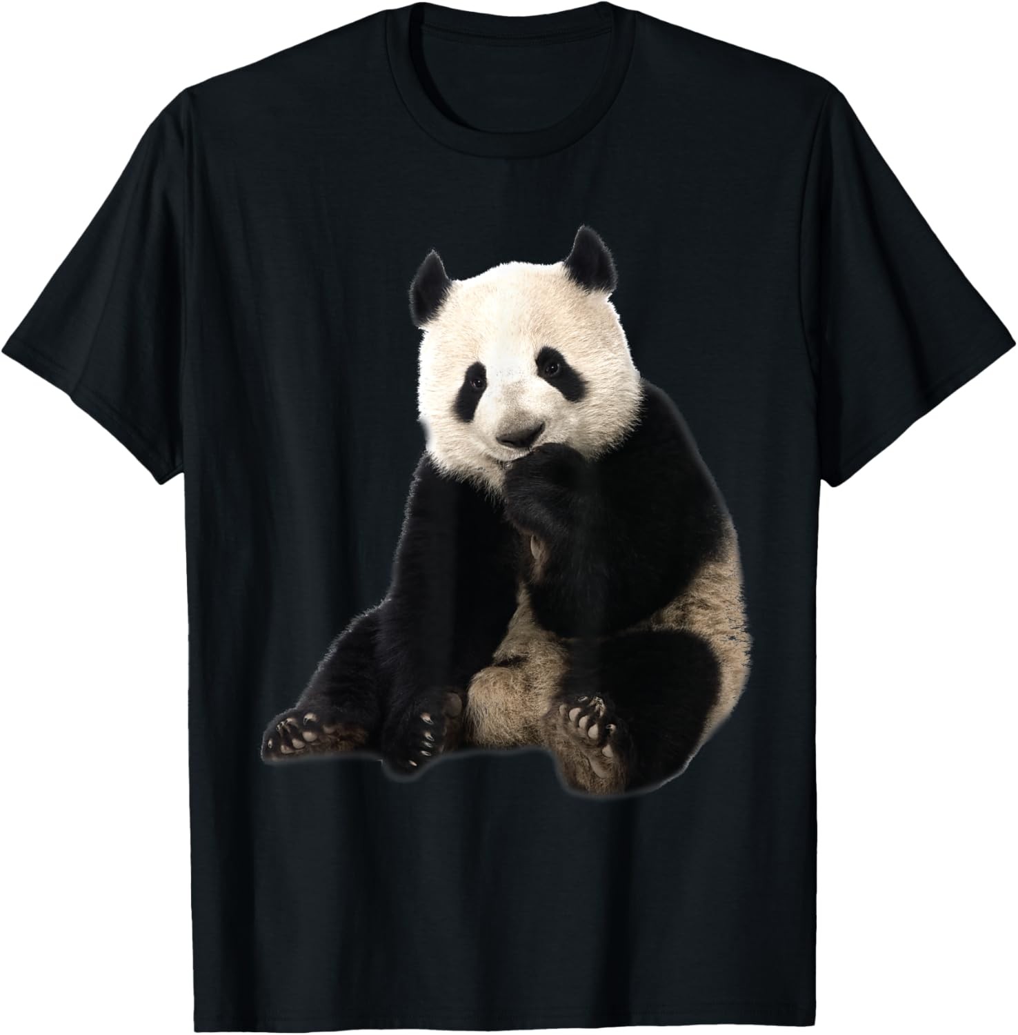 Cute Black And White Panda Bear – I Love Animal Bears T-Shirt
