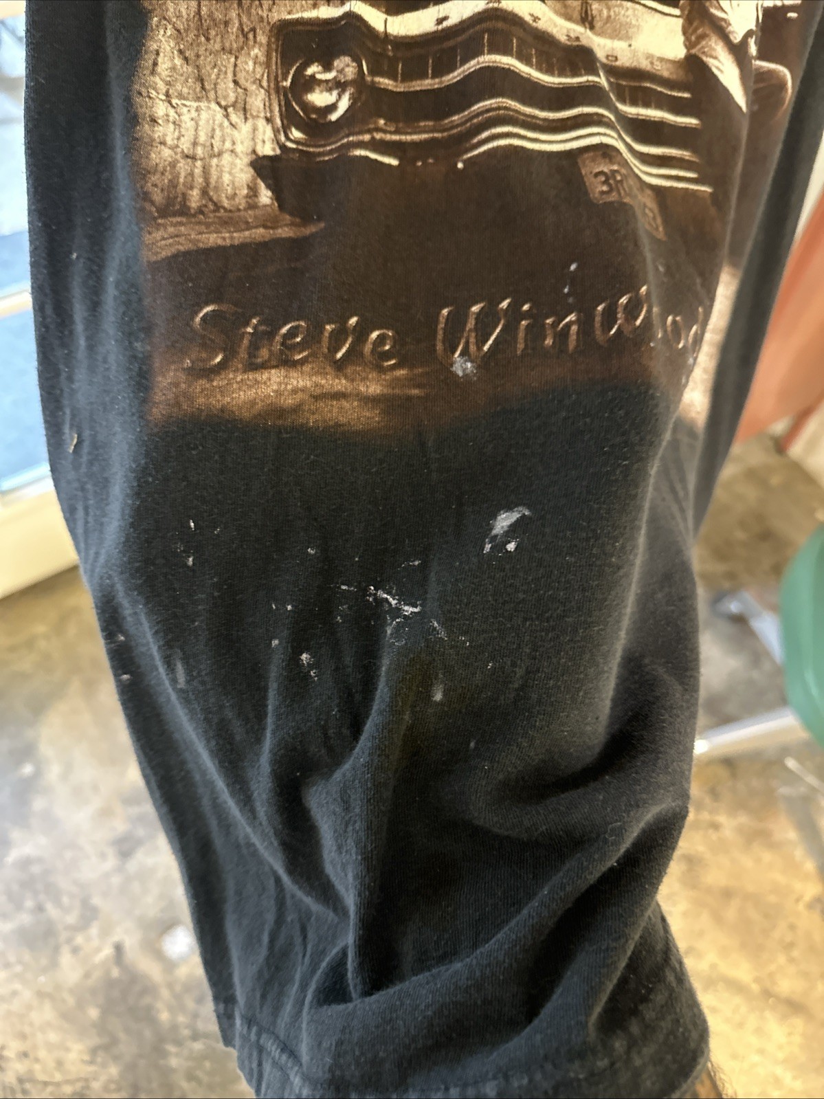 1997 Vintage Steve Winwood – Size Large – Paint Marks – Nice Man Tag – Dated