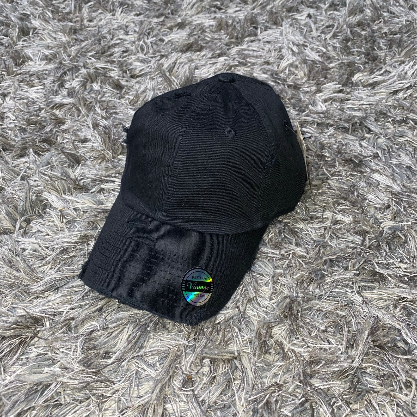 Solid Distressed Vintage Cotton Polo Style Baseball Ball Cap Hat 100% Cotton NEW