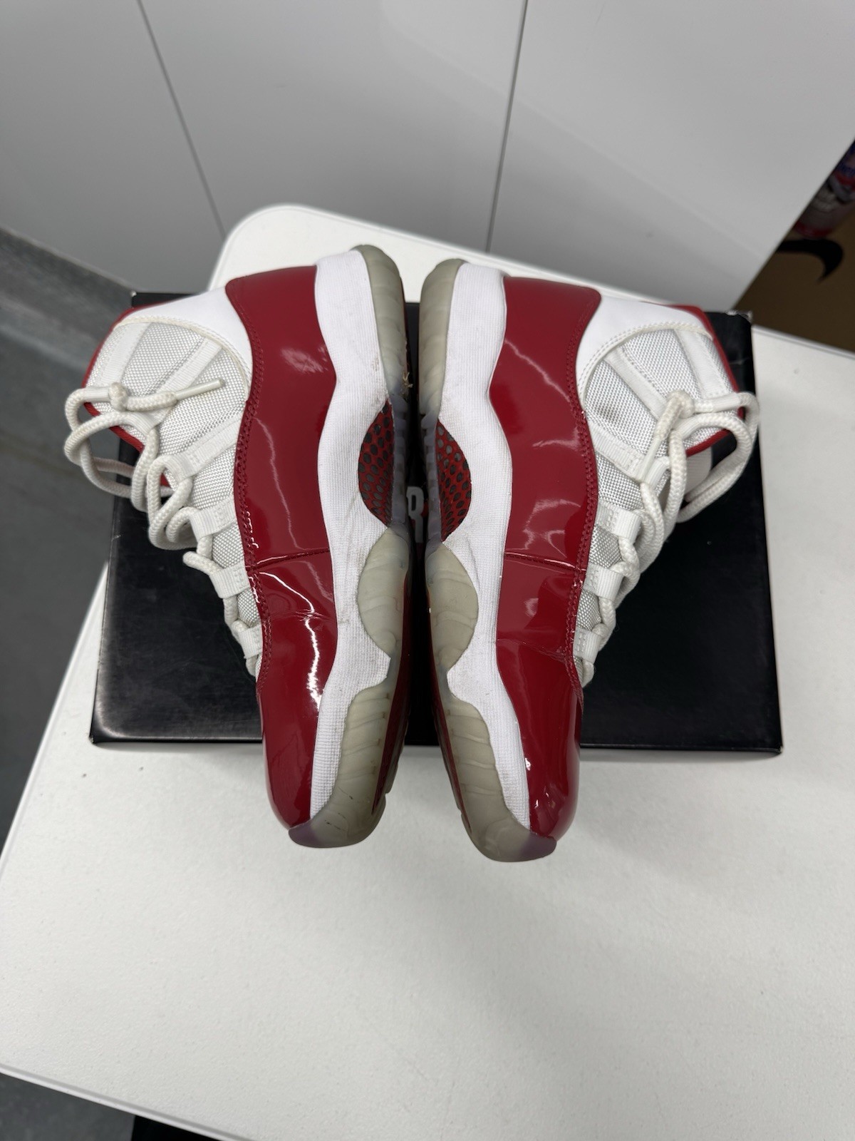 Air Jordan 11 Retro Cherry Varsity Red Men’s Sneakers Size 8