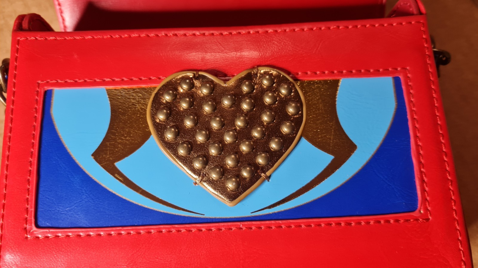 Disney Descendants “Good & EVIE” Crossbody Heart Evil Queen Studded Purse
