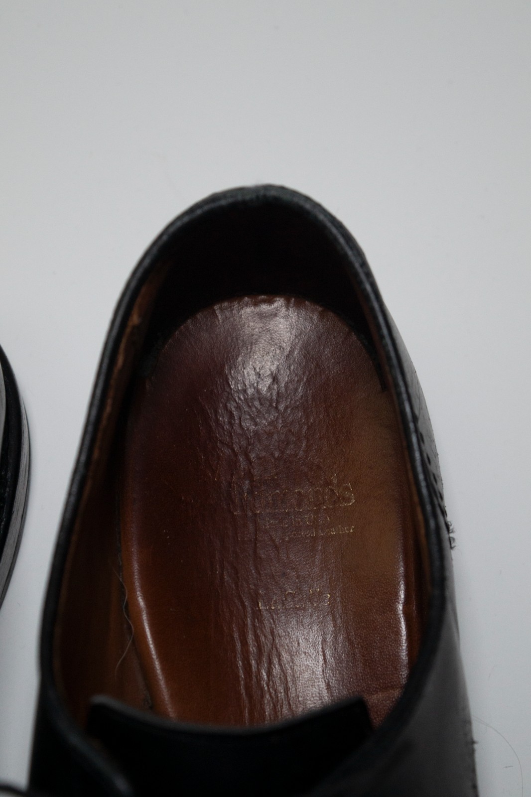 Allen Edmonds LaSalle Black Leather Split Toe Derby Dress Shoes Men’s Size 11.5D