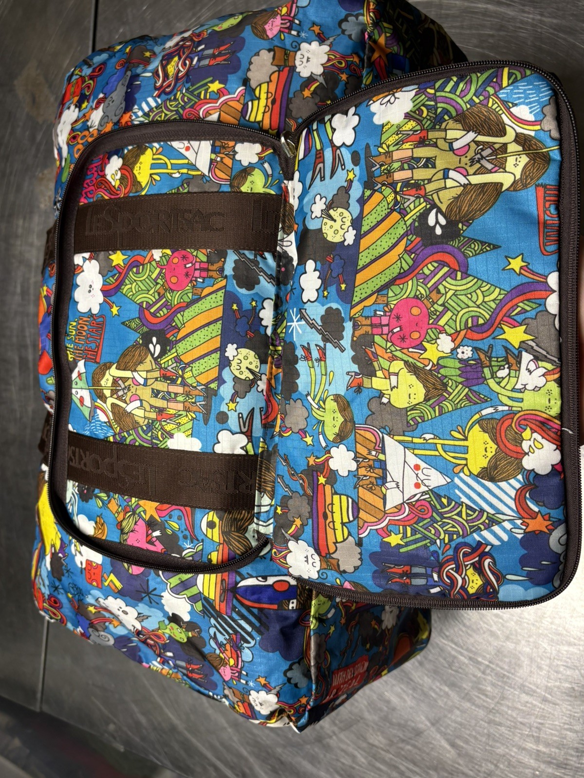 LeSport Sac Duffel Bag 21” x 12” x 9” Artist In Residence Merijn Hos Dutch Art