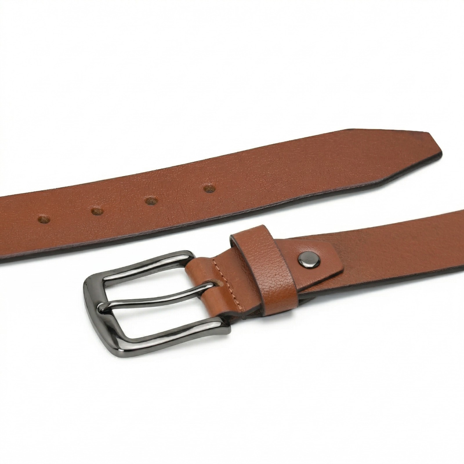 Handmade Full Grain Leather Belt for Men | Soft Feel Everyday Casual Dress Belt