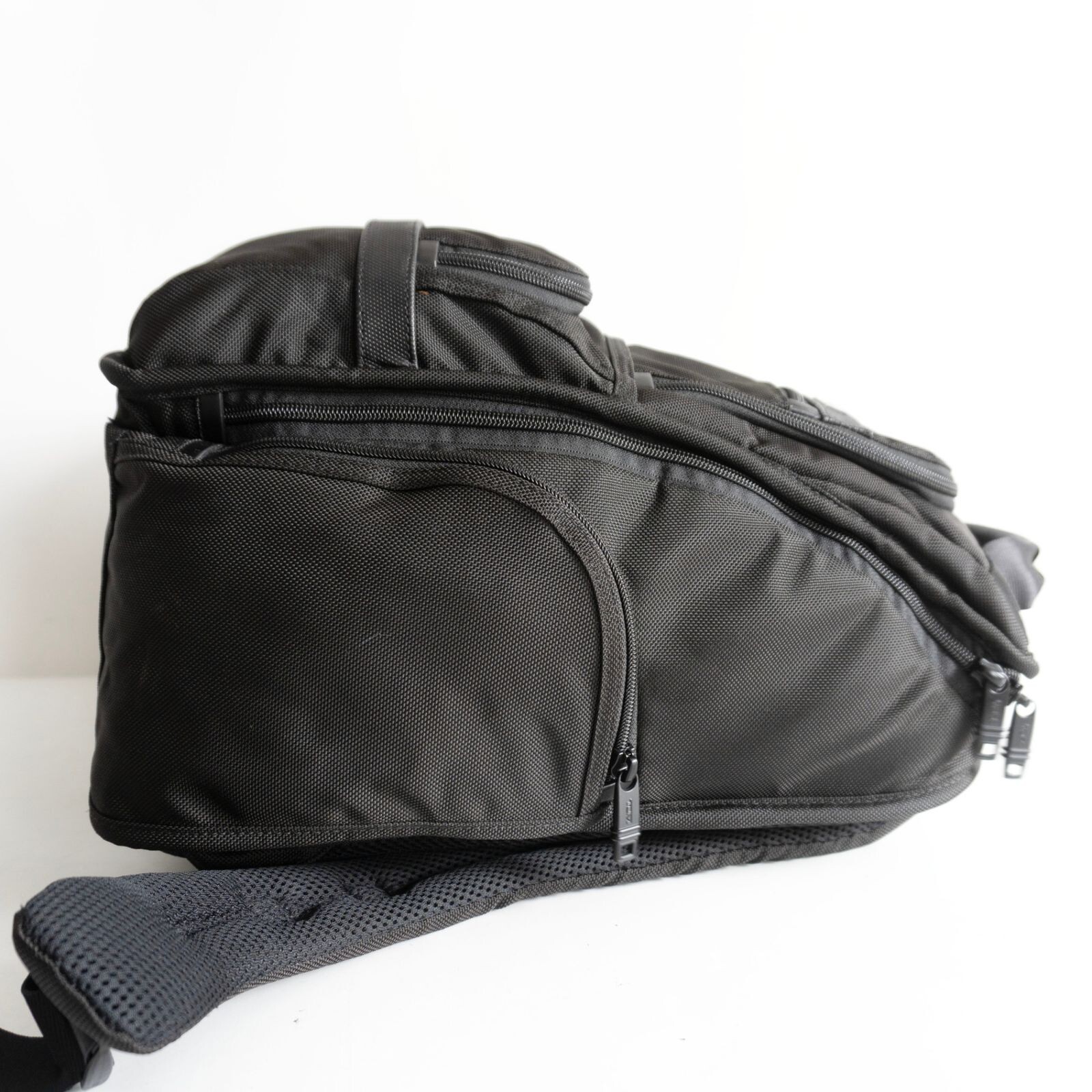 TUMI Alpha 2 Compact Laptop Backpack Black Business Bag 26173D2 Authentic