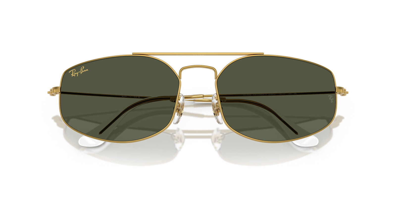 Ray-Ban Explorer V Legend Gold/G-15 Green 60 mm Sunglasses RB3845 919631 60-17