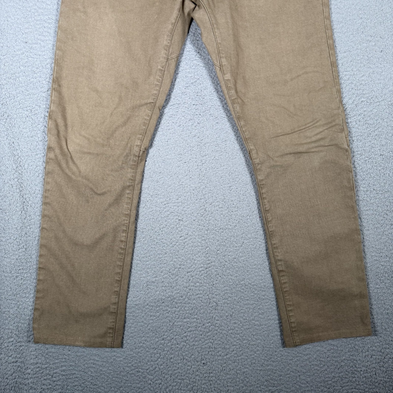 Proof Pants Mens 34×31 Brown Rover Slim Fit Canvas 5 Pocket Huckberry Preppy
