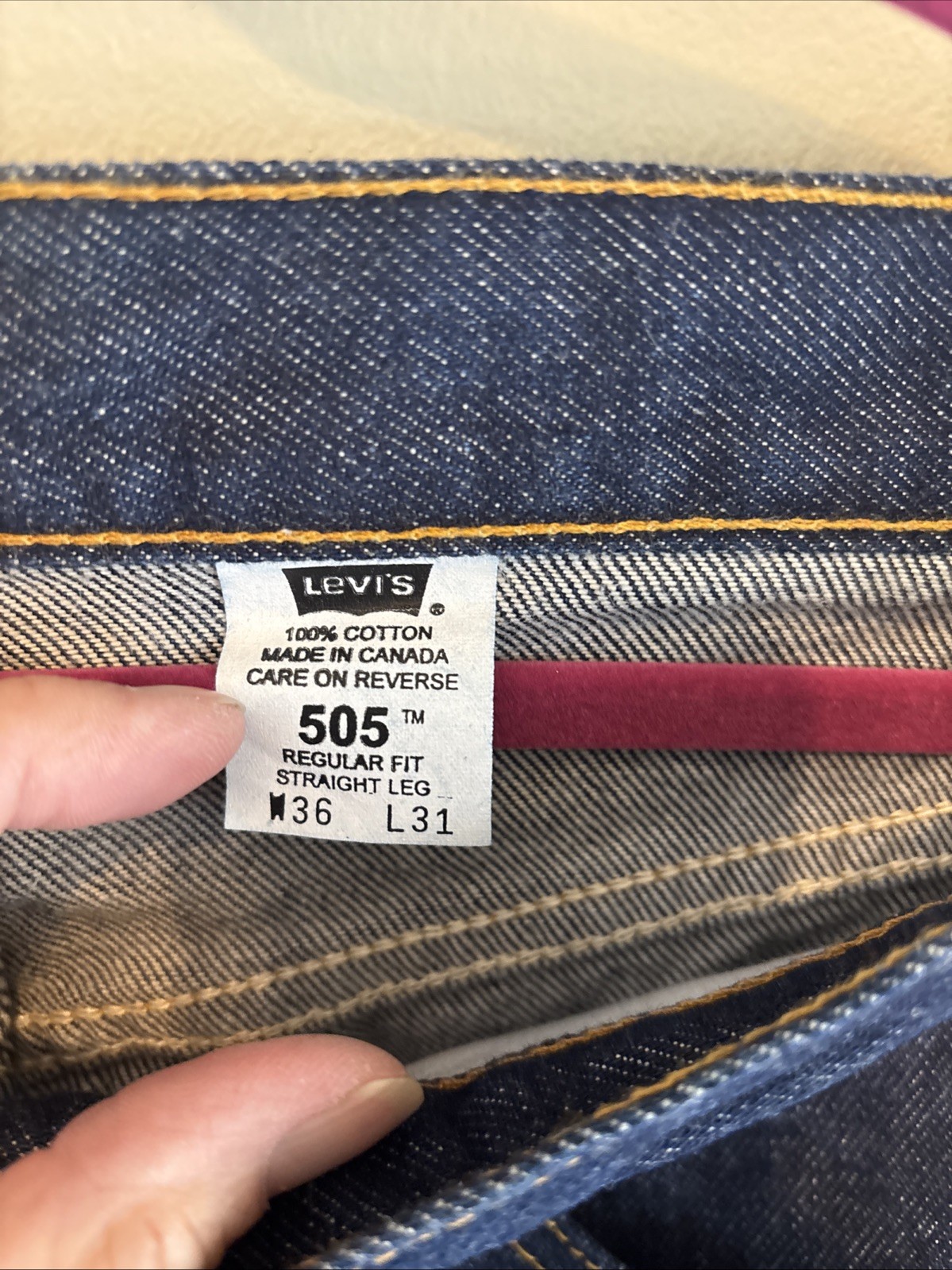 Mens Levi 505 Regular Fit Straight Leg 005050216 Jeans! Size 3631 NEW!