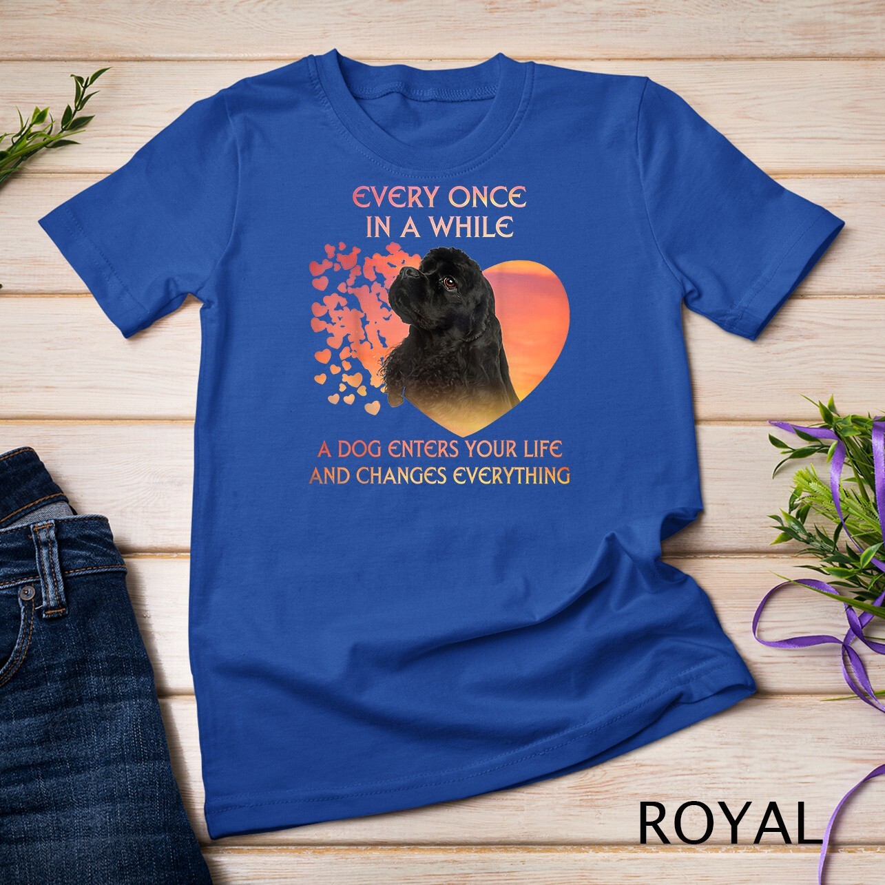Every Once In A While American Cocker Spaniel T-Shirt Unisex T-shirt