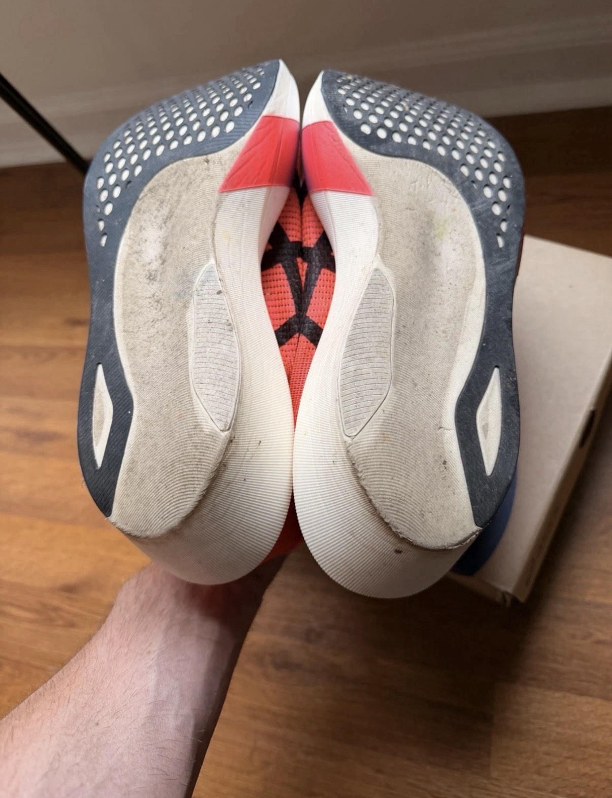 Size 9.5 – ASICS Metaspeed Edge Tokyo Flash Red (37miles)