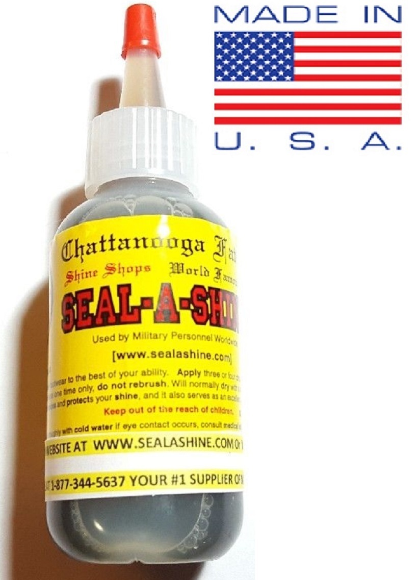 Seal-a-Shine Boot Polish Sealer 2 Oz. Bottle ” THE ORIGINAL SEAL-A-SHINE “