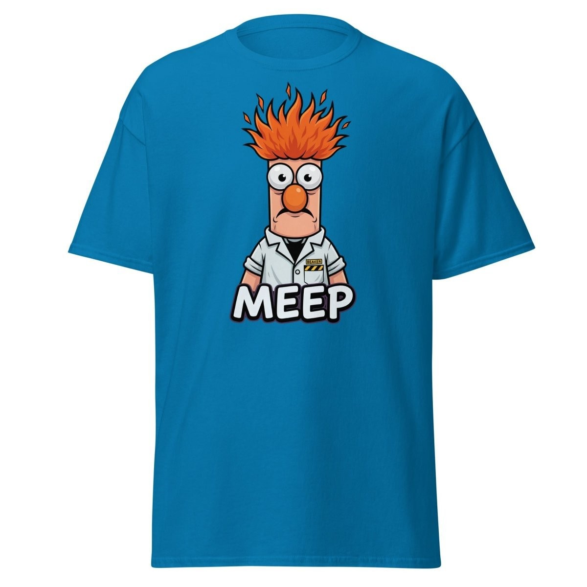 Beaker Muppet Meep T-Shirt – Funny Scientist Cartoon Tee