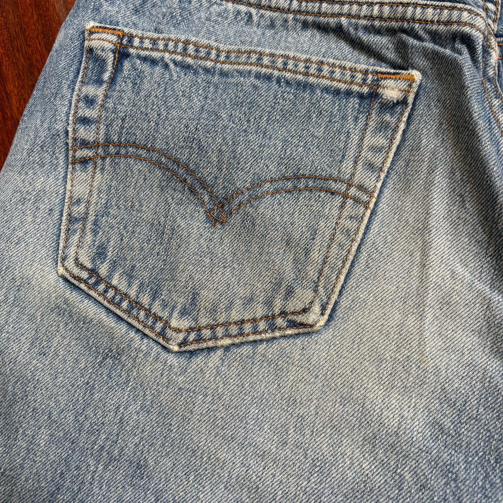 Vintage 90s Levis 501xx Denim Jeans Size 31×32 Made In USA Medium Wash