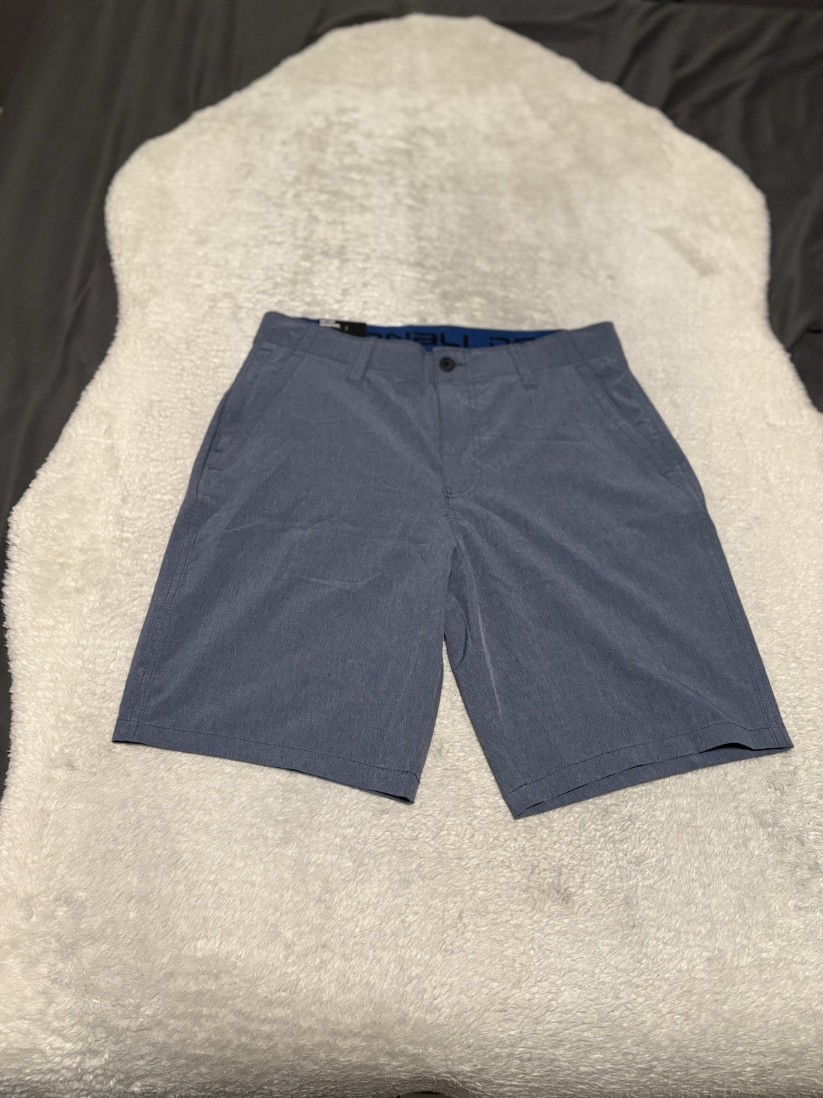 New Denali Hybrid Walk Comfort Stretch Blue Shorts Size 32