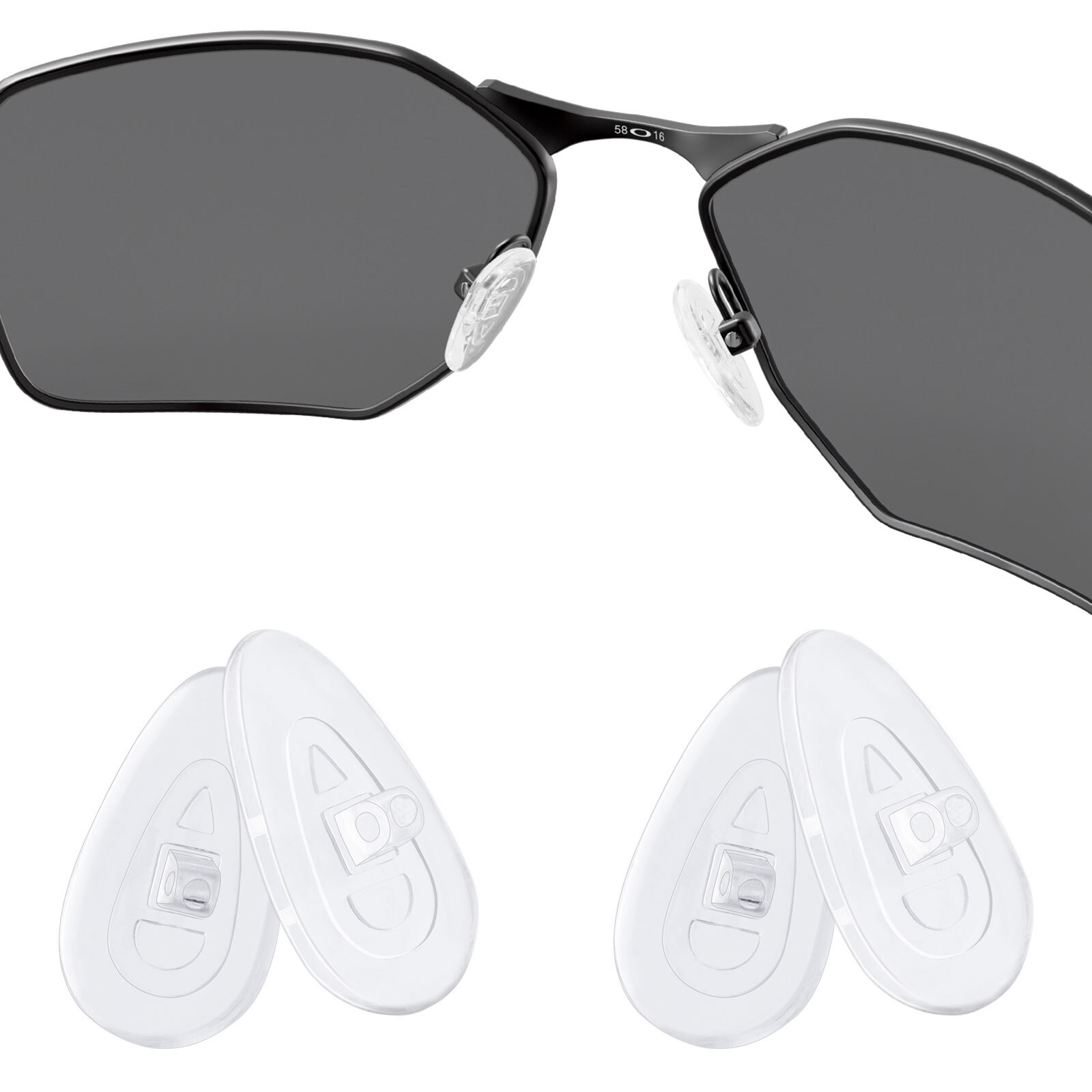 Replacement Nose Pads Pieces for – Oakley Wiretap 2.0 Sunglass – Options