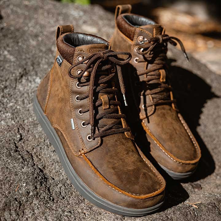🧡NIB*Lems Boulder Boot Grip Waterproof Men’s Size 10 Full-Grain Oiled Leather🧡