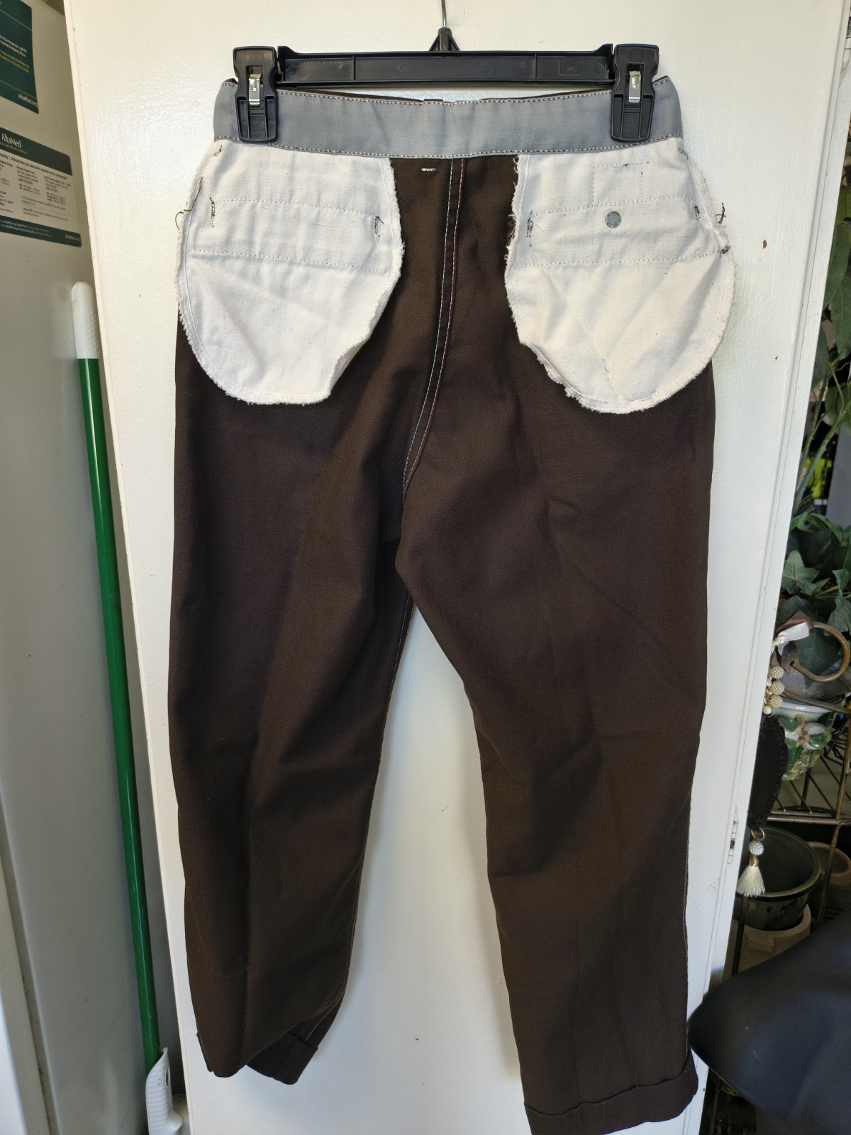 Vintage Ben Davis Union Made Brown Pants 28×27 Yellow Tag Have Been Hemmed