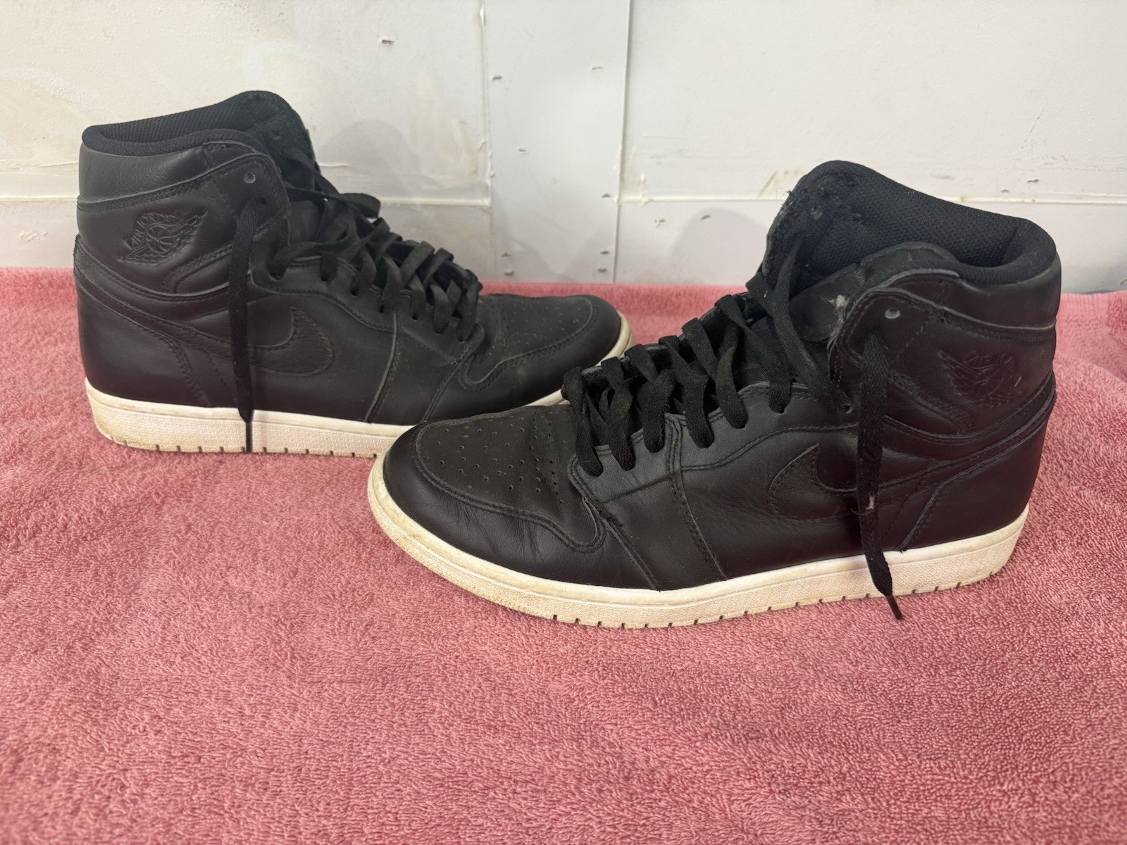 Nike Air Jordan 1 High Top Sneaker Black Cyber Monday