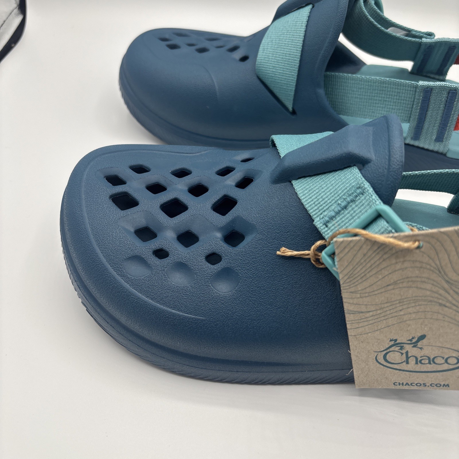 Chaco Chillos Clogs Ocean Blue Women’s Size 9 Slip-On Comfort Foam Sandals