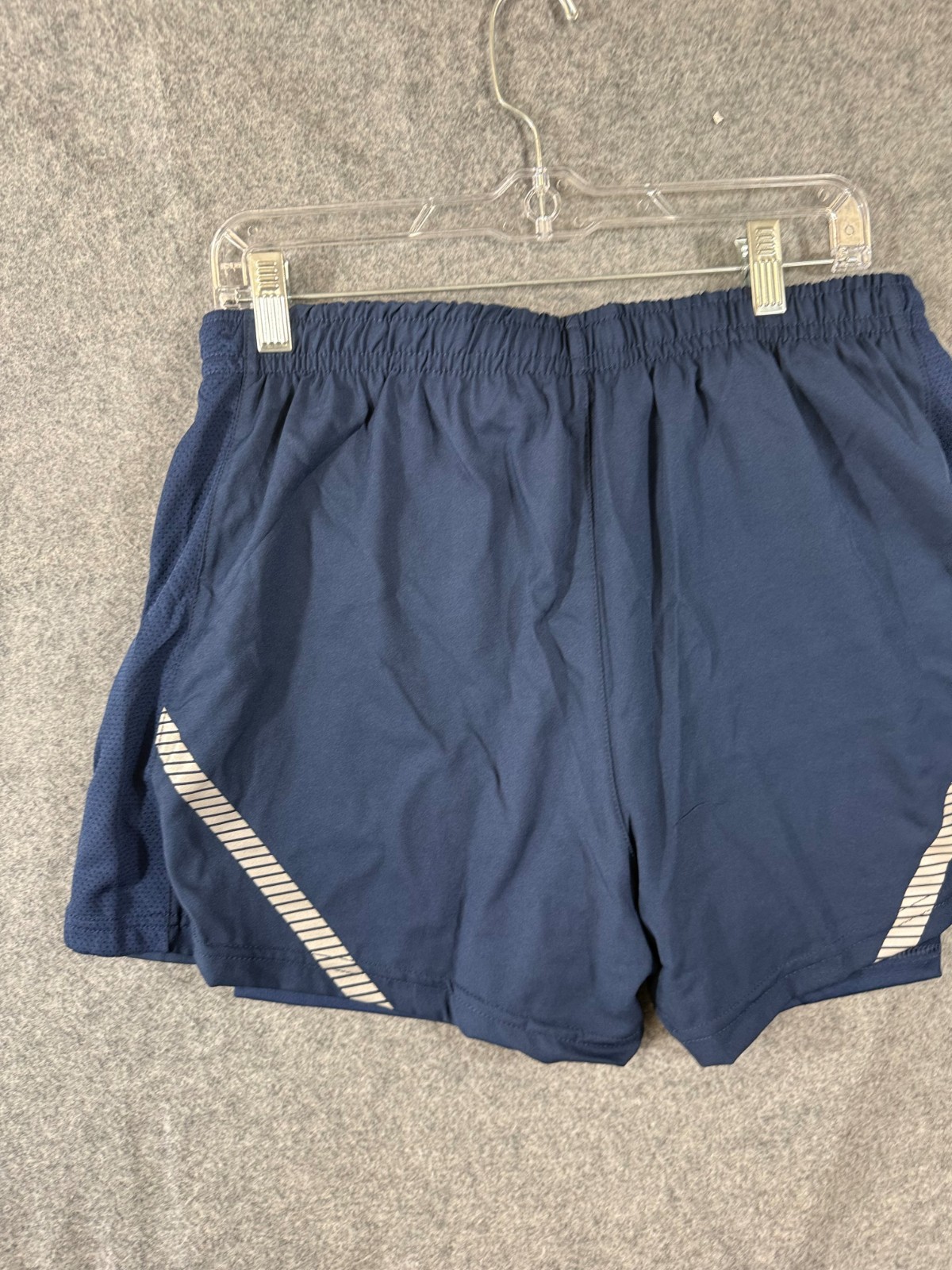 U.S. Air Force PT Running Shorts Womens L Blue Reflective Liner USA Made NWT