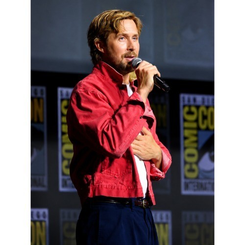 Men’s Ryan Gosling Comic-Con 2026 Red Cotton Jacket