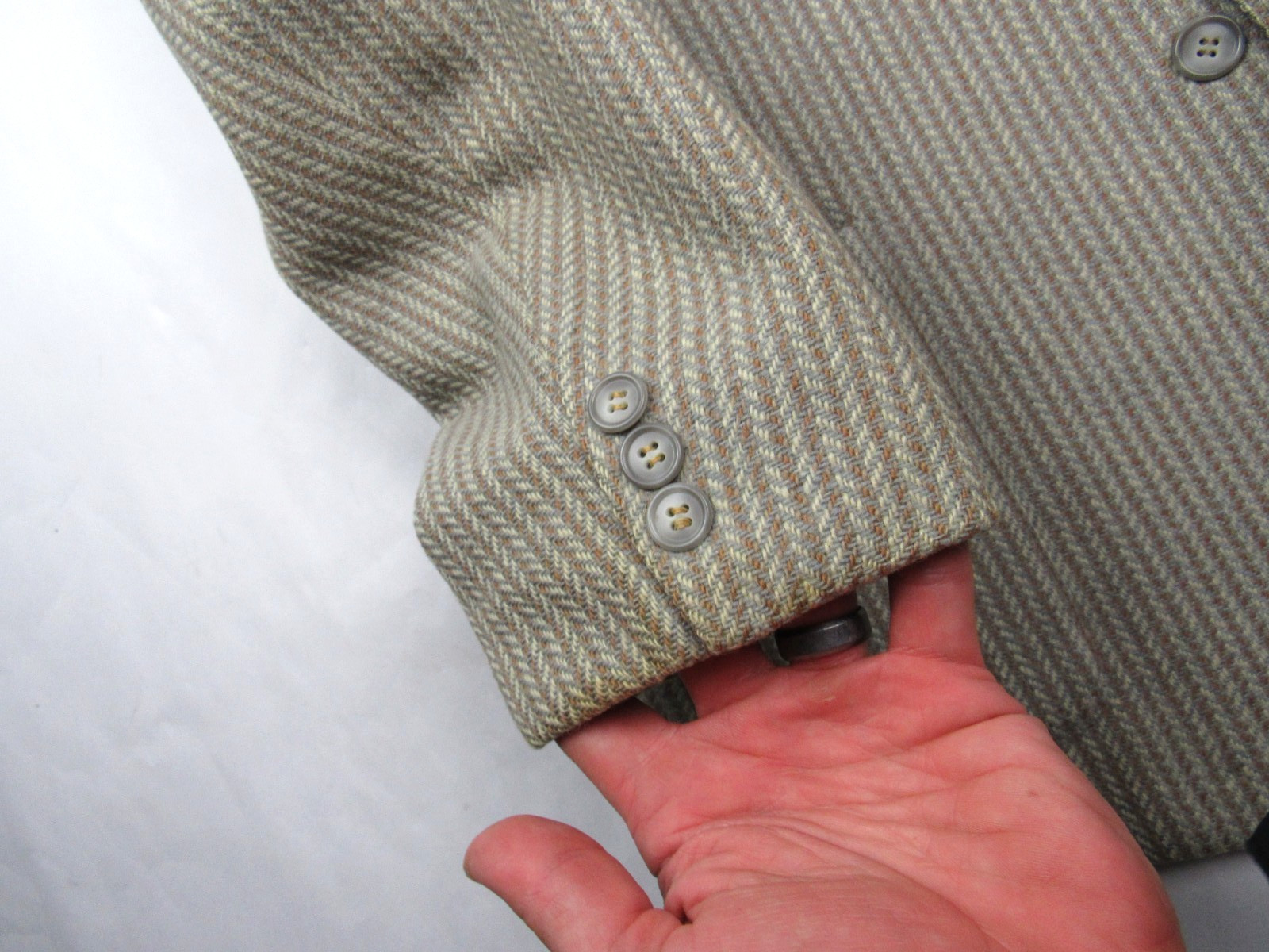 Vtg 1950’s Mavest Patch Pocket Wool Fleck Blazer Sport Coat Jacket Mens 42 R
