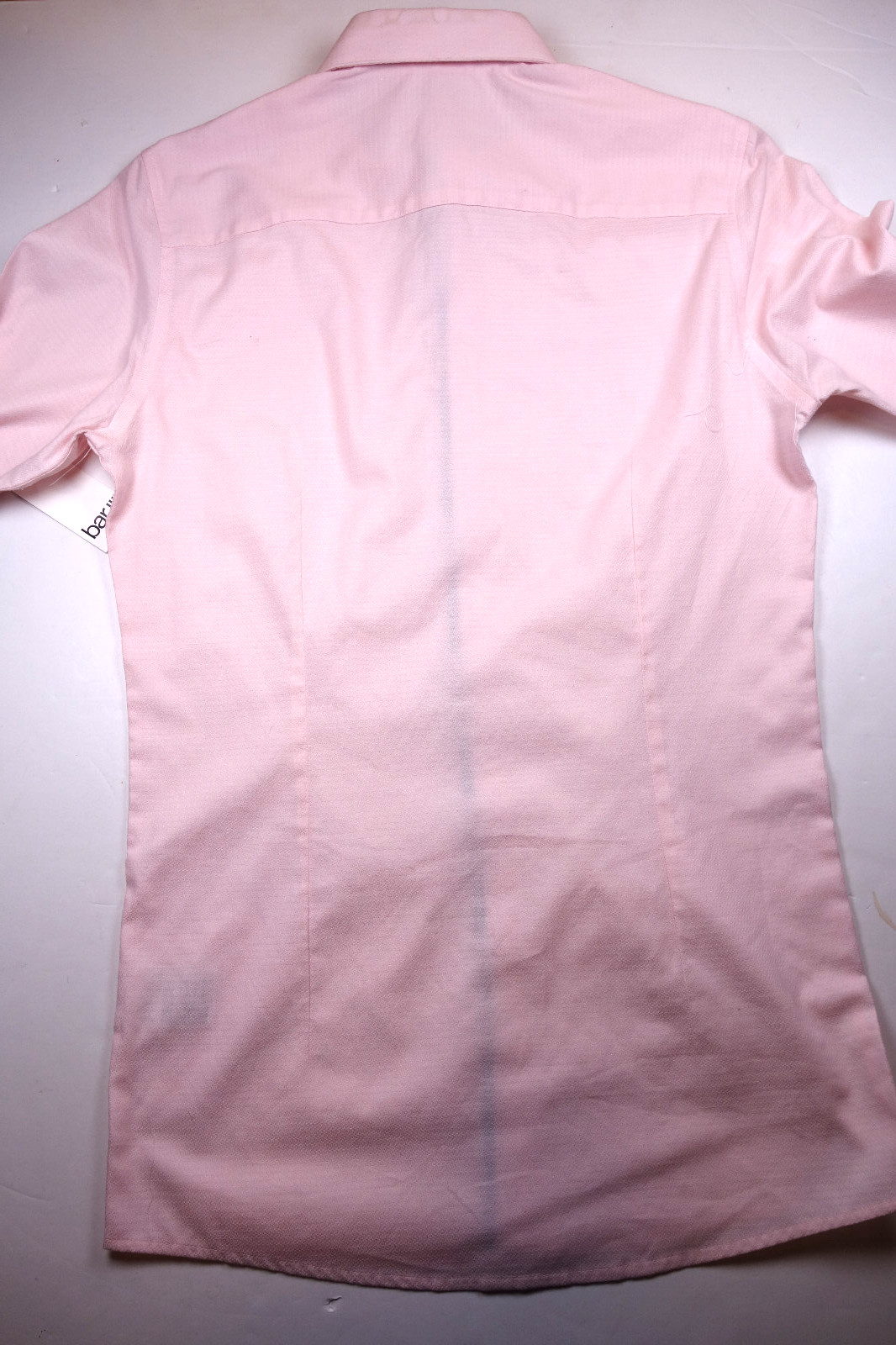 BAR III Pink Textured Stretch Slim Fit Dress Shirt NEW Medium 15 15-1/2 32/33