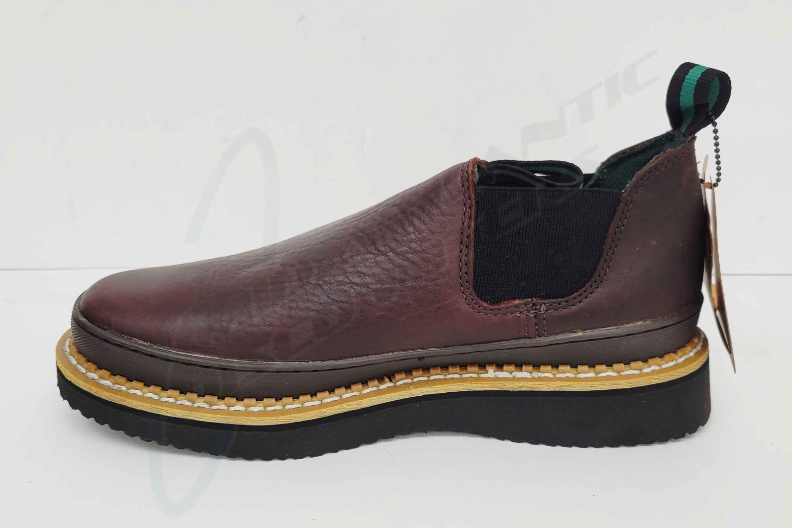 Georgia Boot Men’s GR274 Georgia Giant Slip On Brown Leather Work Shoe 11 M