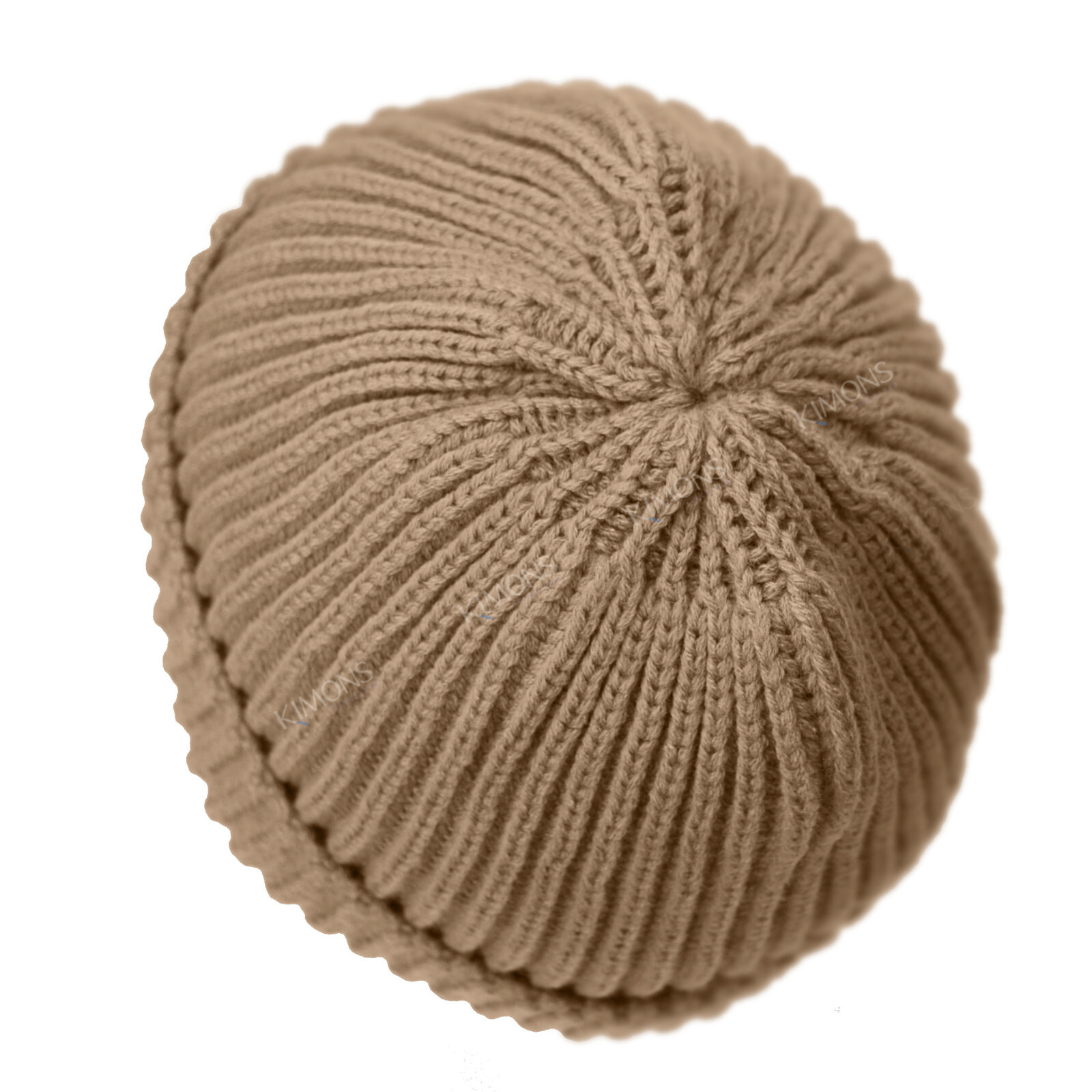 THICK Ribbed Beanie Knit Ski Cap Skull Hat Warm Solid Color Winter Cuff Blank