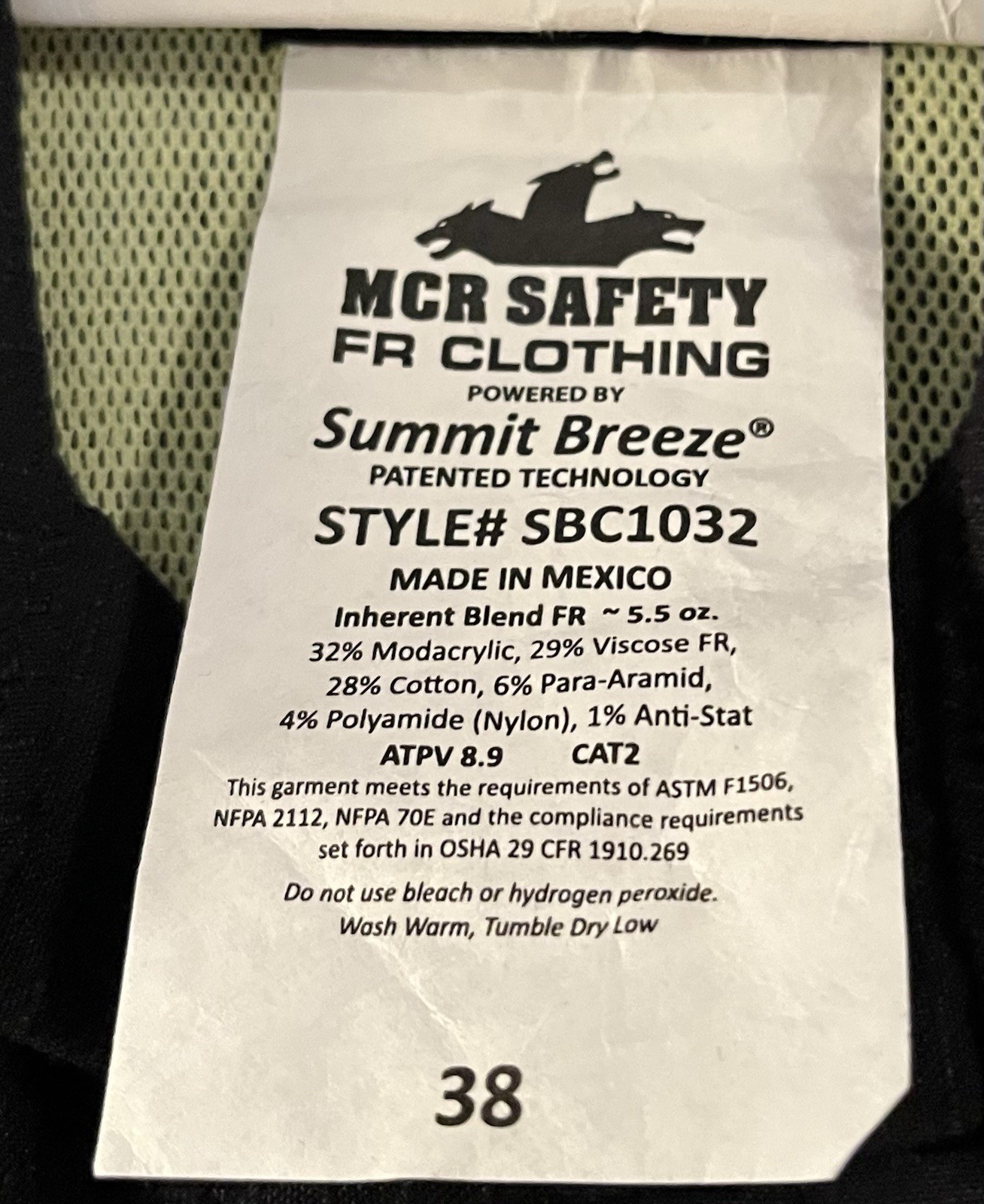 SBC1032 MCR Safety – Summit Breeze® FR Coverall